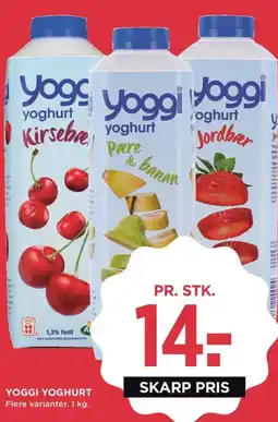 Meny Yoggi yoghurt tilbud