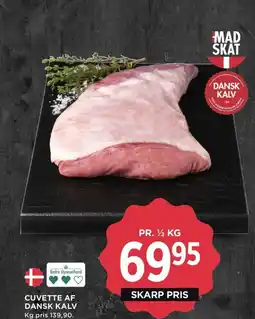 Meny Cuvette af dansk kalv tilbud