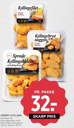 Meny Crispy kylling tilbud