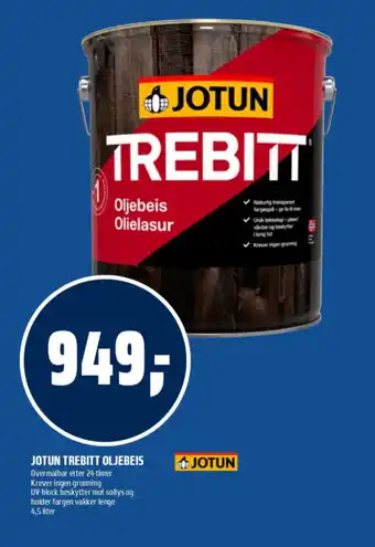 Coop Obs Jotun Trebitt oljebeis tilbud