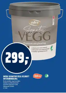 Coop Obs Infra Signatur vegg 05/matt interiørmaling tilbud