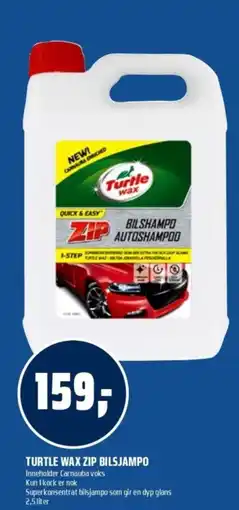 Coop Obs Turtle Wax zip bilsjampo tilbud
