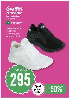 Sport Outlet FRITIDSSKO tilbud
