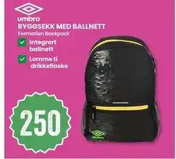 Sport Outlet RYGGSEKK MED BALLNETT tilbud