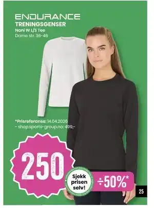 Sport Outlet TRENINGSGENSER tilbud