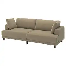 IKEA UppÅkra 3-seters modulsofa, Johanneshov brunbeige tilbud