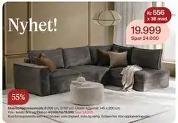 Møbelringen Maemo hjørnesovesofa tilbud