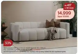Møbelringen Ted sovesofa tilbud