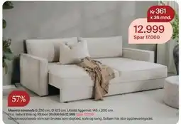 Møbelringen Maemo sovesofa tilbud