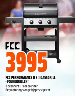 Coop Obs Fcc performance ii 3,1 gassgrill - folkegrillen! tilbud