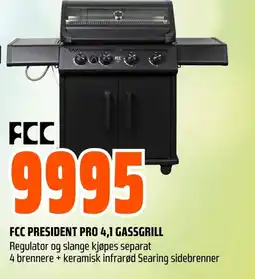 Coop Obs Fcc president pro 4,1 gassgrill tilbud