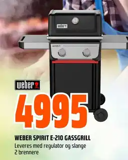Coop Obs Weber spirit e-210 gassgrill tilbud