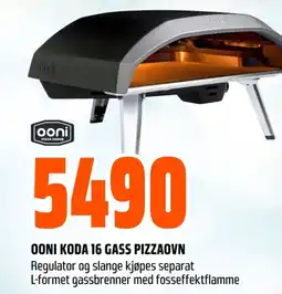 Coop Obs Ooni koda 16 gass pizzaovn tilbud