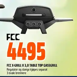 Coop Obs FCC X-grill II 3,0 table top gassgrill tilbud