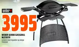 Coop Obs WEBER Q2000 Gassgrill m/stativ tilbud