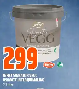 Coop Obs Infra signatur vegg 05/matt interiørmaling tilbud