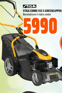 Coop Obs Stiga combi 553 S gressklipper tilbud