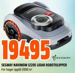 Coop Obs Segway Navimow 1220E lidar robotklipper tilbud