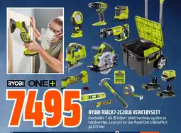 Coop Obs RYOBI R18CK7-2C20LB Verktøysett tilbud