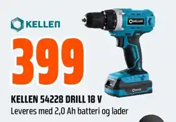 Coop Obs KELLEN 54228 Drill 18 V tilbud