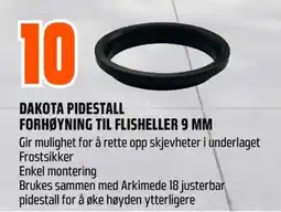 Coop Obs Dakota pidestall forhøyning til flisheller tilbud