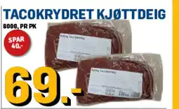 Price Lagerbutikk Tacokrydret kjøttdeig tilbud