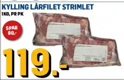 Price Lagerbutikk Kylling lårfilet strimlet tilbud