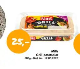Havaristen MILLS Grill potetsalat tilbud