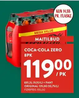 Jacobs COCA-COLA ZERO 8PK tilbud