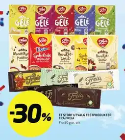 Bunnpris ET STORT UTVALG FESTPRODUKTER FRA FREIA tilbud