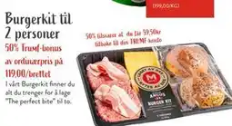 Jacobs Burgerkit til 2 personer tilbud