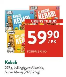 Jacobs Kebab tilbud