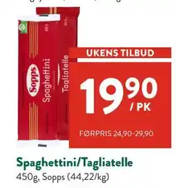 Jacobs Spaghettini/Tagliatelle tilbud