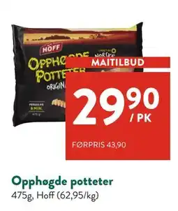 Jacobs Opphøgde potteter tilbud
