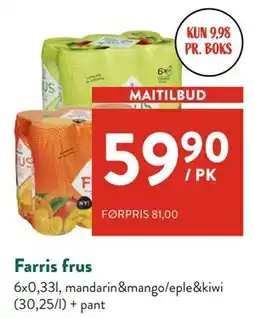 Jacobs Farris frus tilbud
