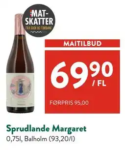Jacobs Sprudlande Margaret tilbud