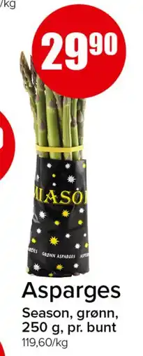 Spar Asparges tilbud