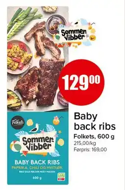 Spar Baby back ribs tilbud