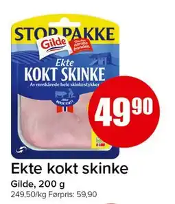 Spar Ekte kokt skinke tilbud
