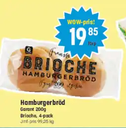 Eurocash GARANT Hamburgerbröd tilbud