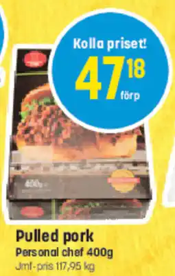 Eurocash PERSONAL CHEF Pulled pork tilbud
