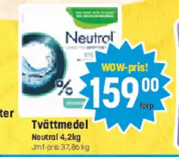 Eurocash NEUTRAL Tvättmedel tilbud