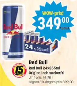 Eurocash Red bull tilbud