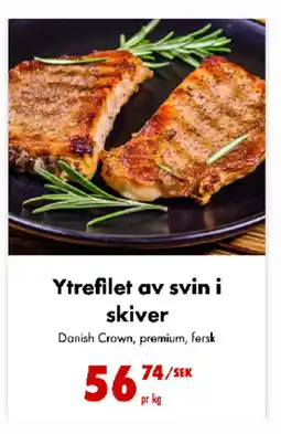 Nordby Supermarket Ytrefilet av svin i skiver tilbud
