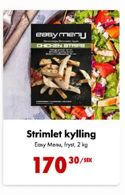 Nordby Supermarket EASY MENU Strimlet kylling tilbud