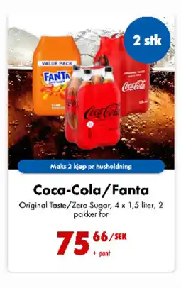 Nordby Supermarket Coca-cola/fanta tilbud