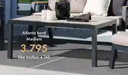Fagmøbler Atlanta bord tilbud