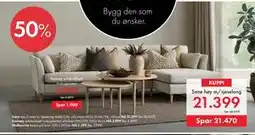 Fagmøbler Sone høy m/sjeselong tilbud