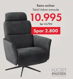 Fagmøbler Remo recliner tilbud