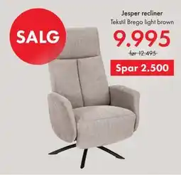 Fagmøbler Jesper recliner tilbud